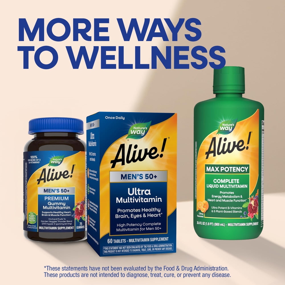 Nature's Way Alive! Men’s 50+ daily tablet routine image