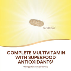Nature's Way Alive! Men's tablet taken with meals supports consistent energy for active days.