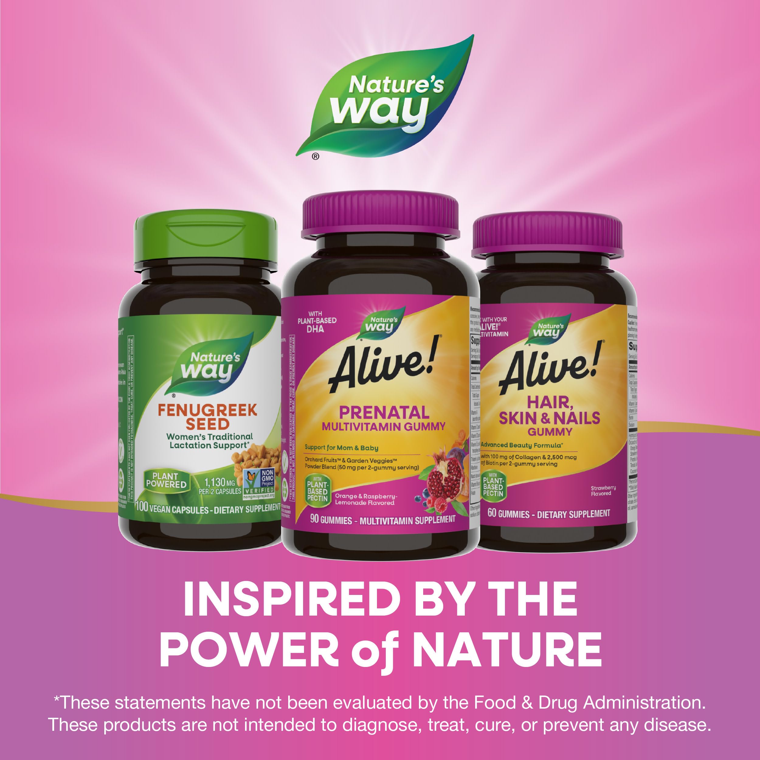 Nature's Way Alive Prenatal Gummy lifestyle use during pregnancy or conception
