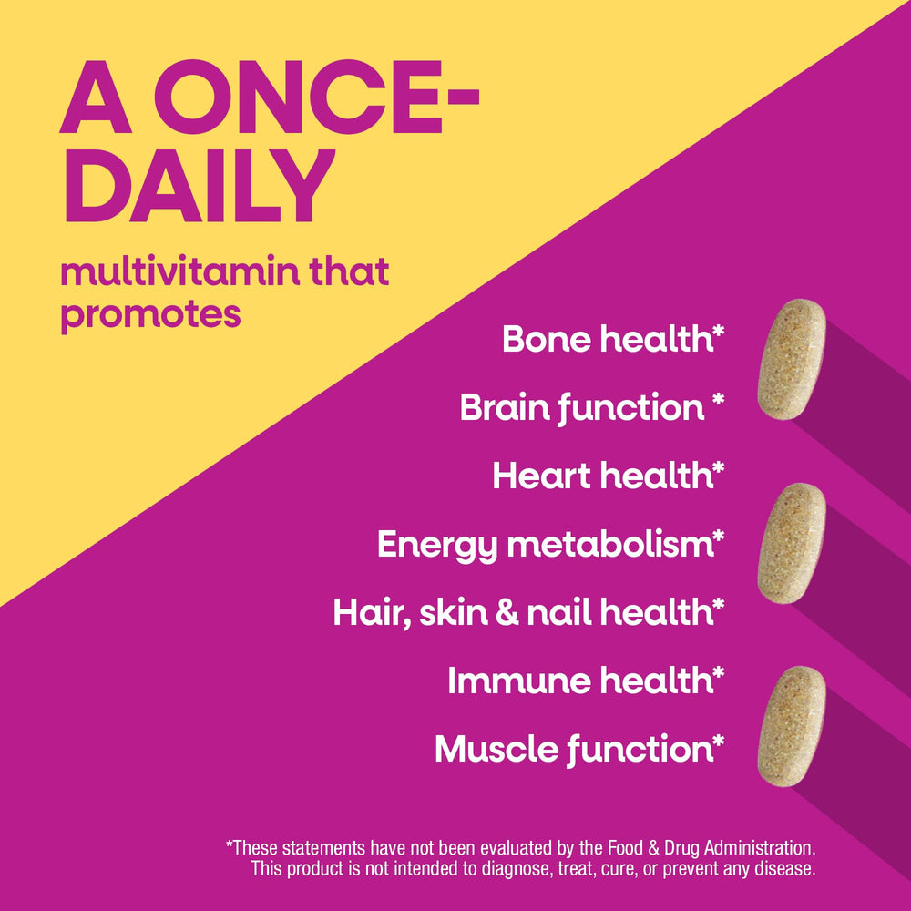 Nature's Way Alive! Women 50+ tablets ready for a simple daily dose