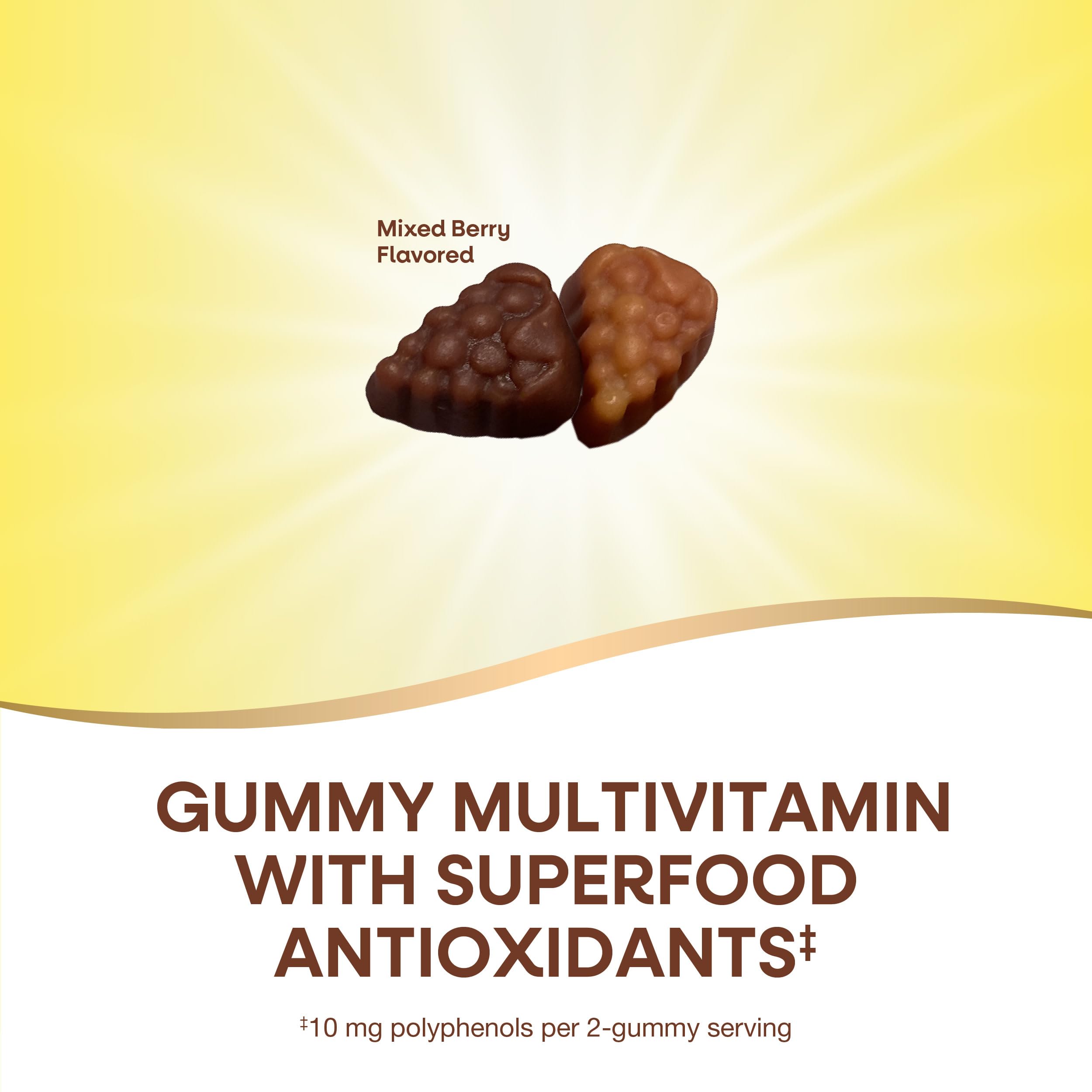 Nature's Way Alive! label highlights 16 vitamins and minerals for balanced wellness.