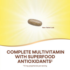 Nature's Way Alive! Women’s multivitamin ingredients panel emphasizing zinc and magnesium for bone health.