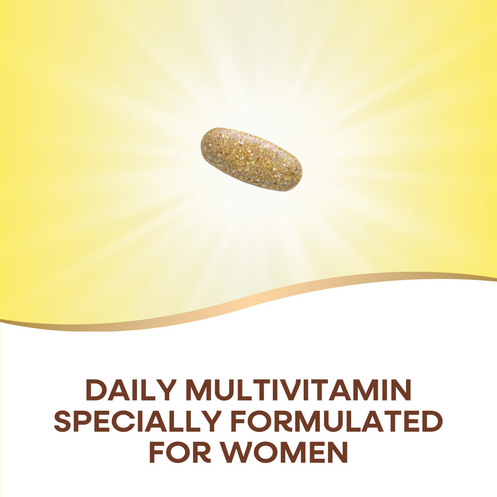 Nature's Way Alive! Women tablets illustrate a convenient once-daily routine