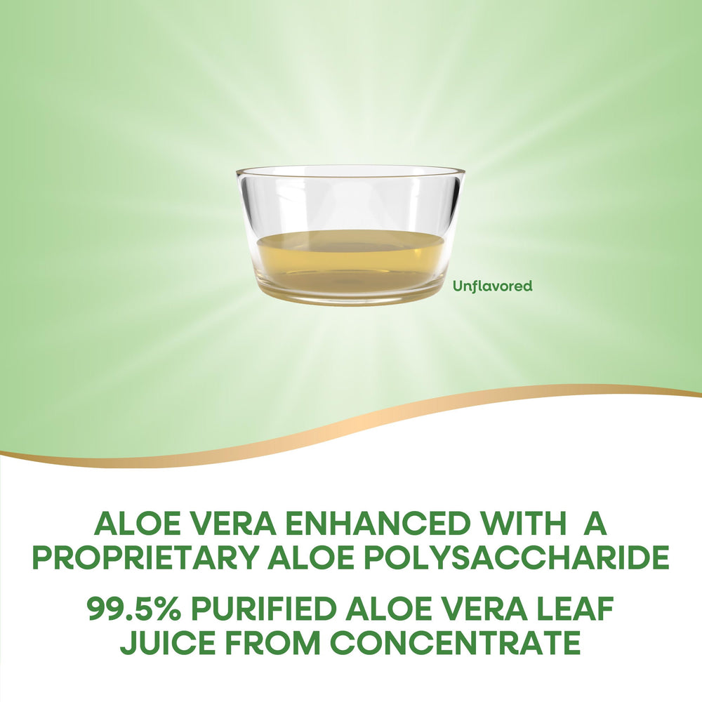 Pouring Nature's Way Aloe Vera Leaf Juice into a glass for smoothies.