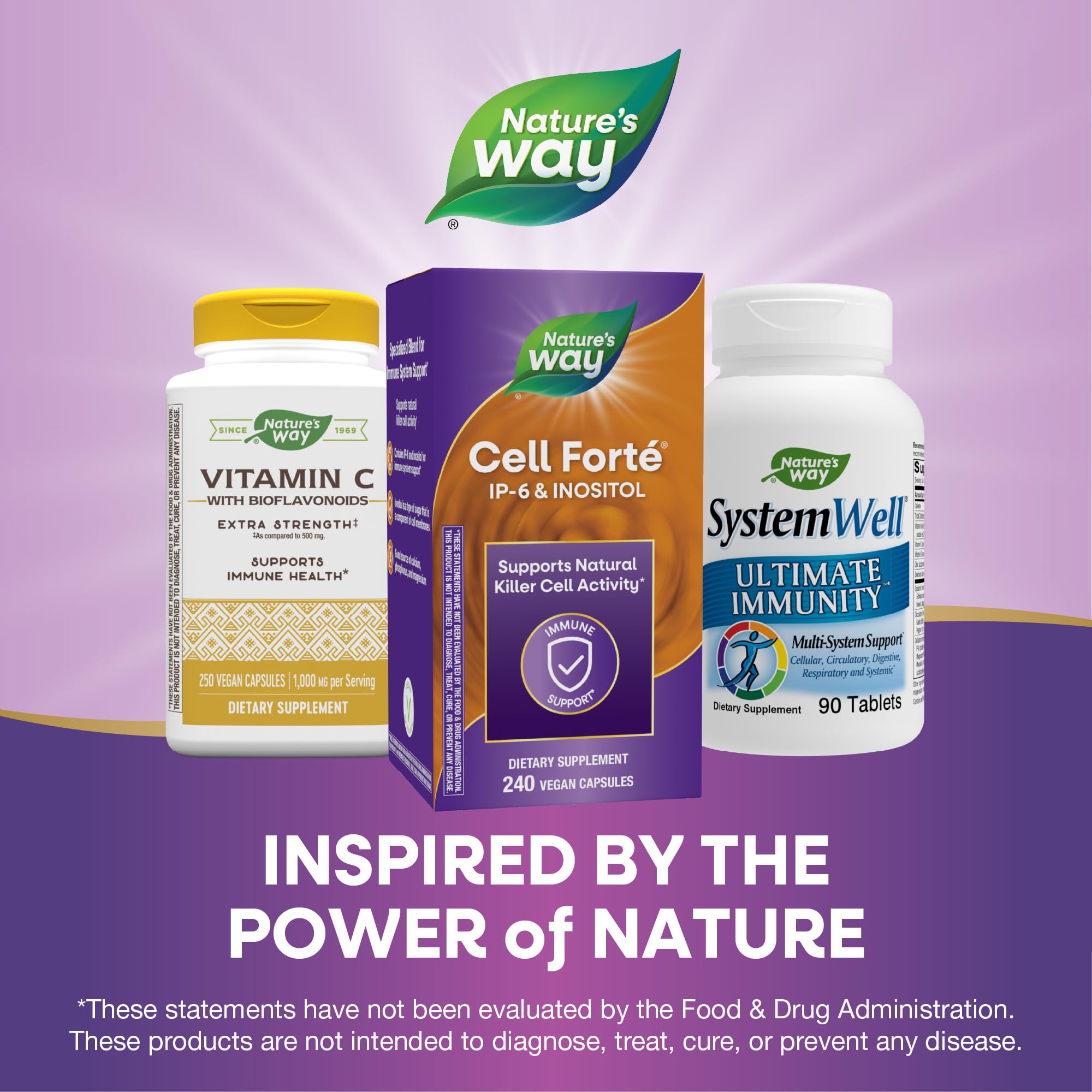 Packaging varies for Nature's Way Cell Forté IP-6 & Inositol product
