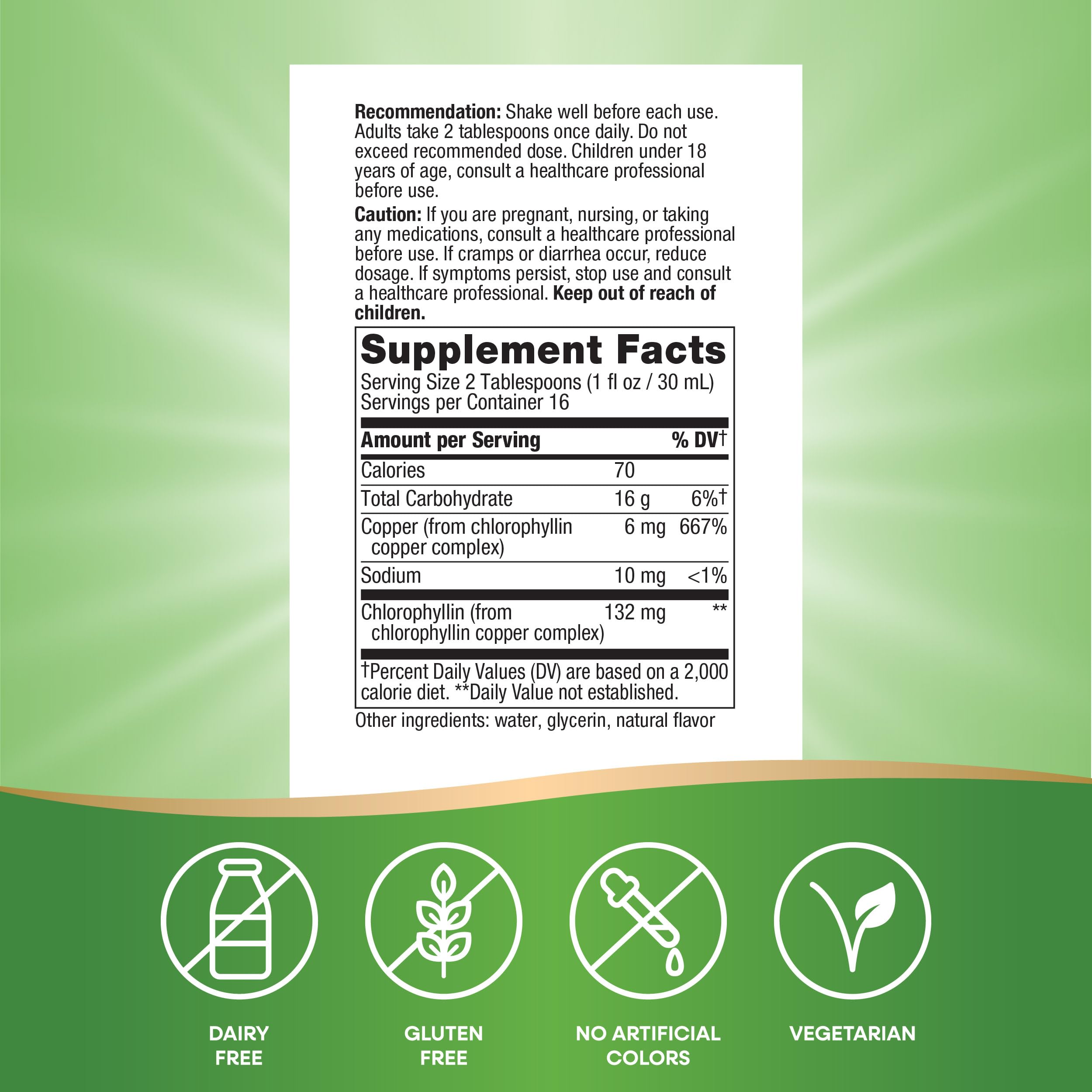 Mint-flavored Chlorofresh liquid mixes with water for convenience.