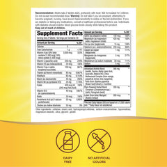Completia Diabetic two tablets as daily dose shown for adults
