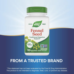 Nature's Way fennel seed packaging box for home or travel use
