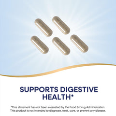 Nature's Way Fiber Fusion Daily capsules piled, convenient daily fiber source.