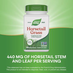 Nature's Way Horsetail Grass vegan formula for plant-based wellness