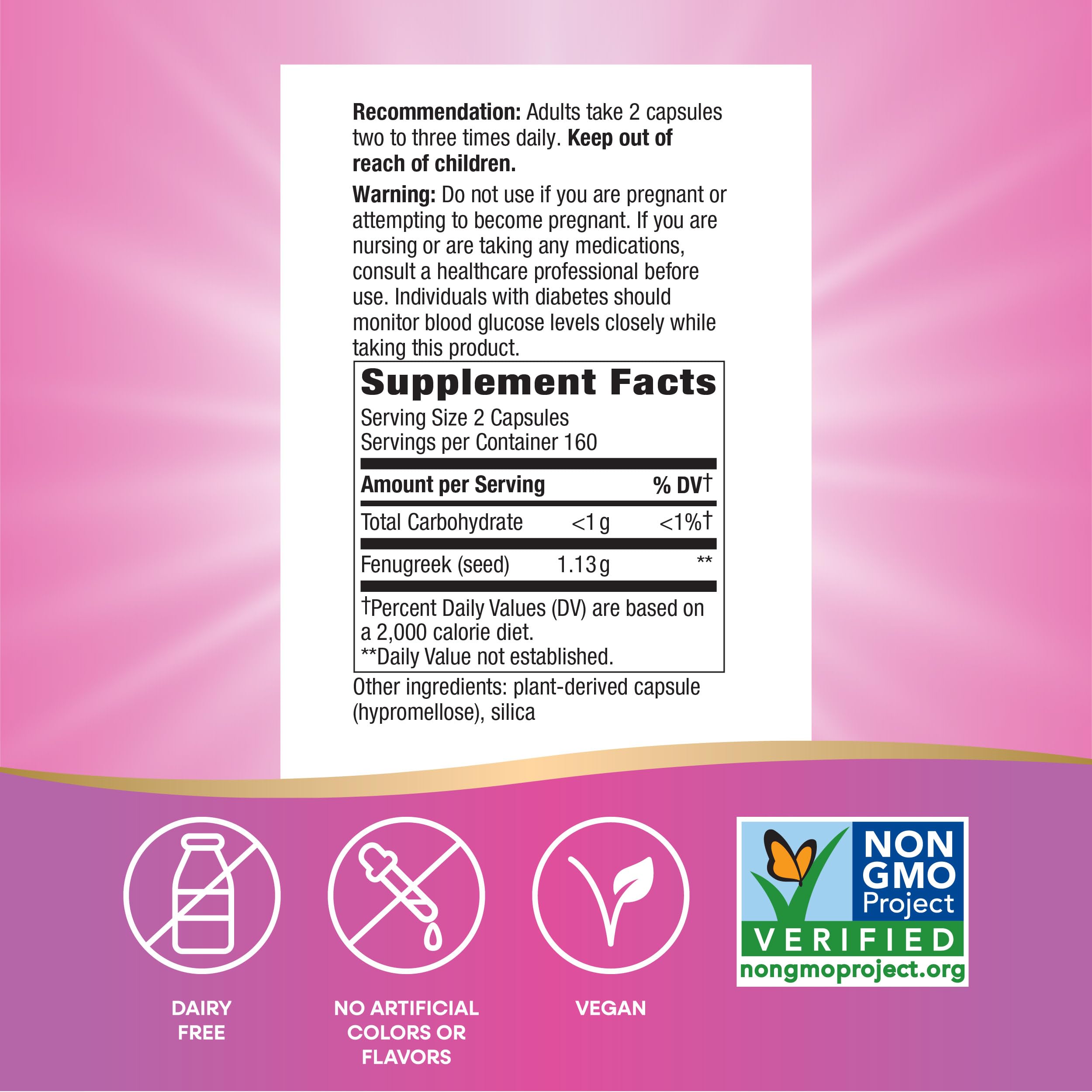 Nature's Way Non-GMO Project Verified badge on product packaging.