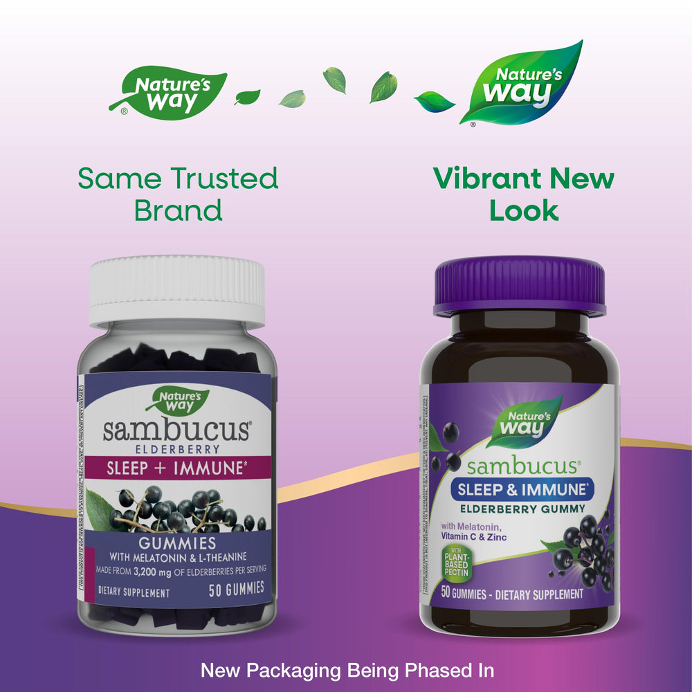 Gummies shown with packaging highlighting vegan formula.