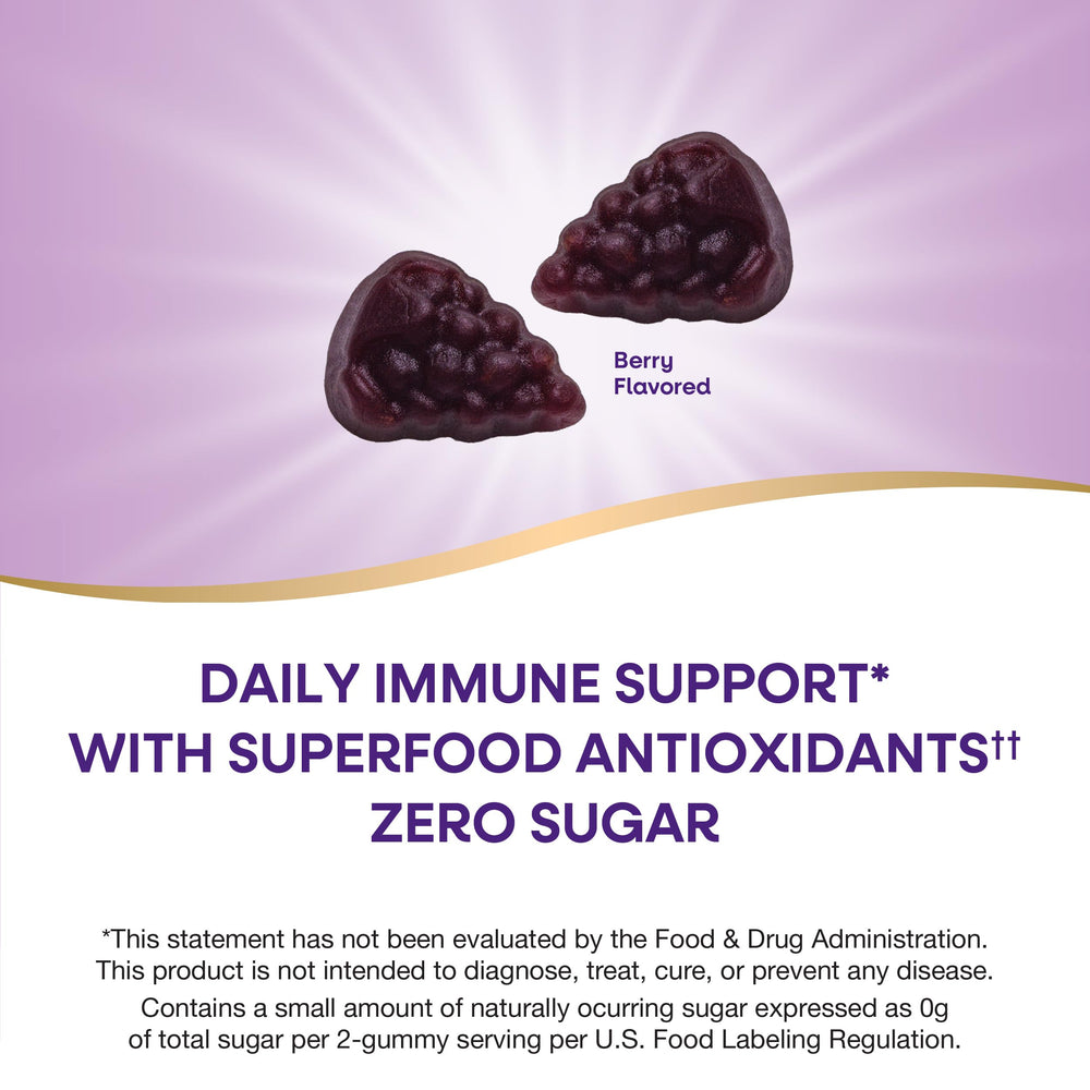 Nature's Way elderberry extract with anthocyanins in berry form.