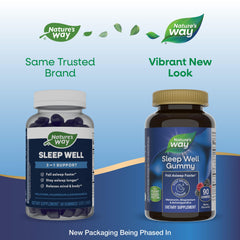 Nature's Way Sleep Well Gummies berry close-up showcasing berry flavor.