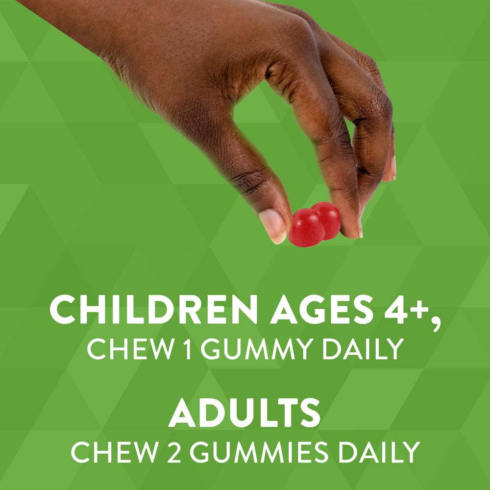 Nature's Way Vitamin D3 Gummies plant-based pectin formula emphasized