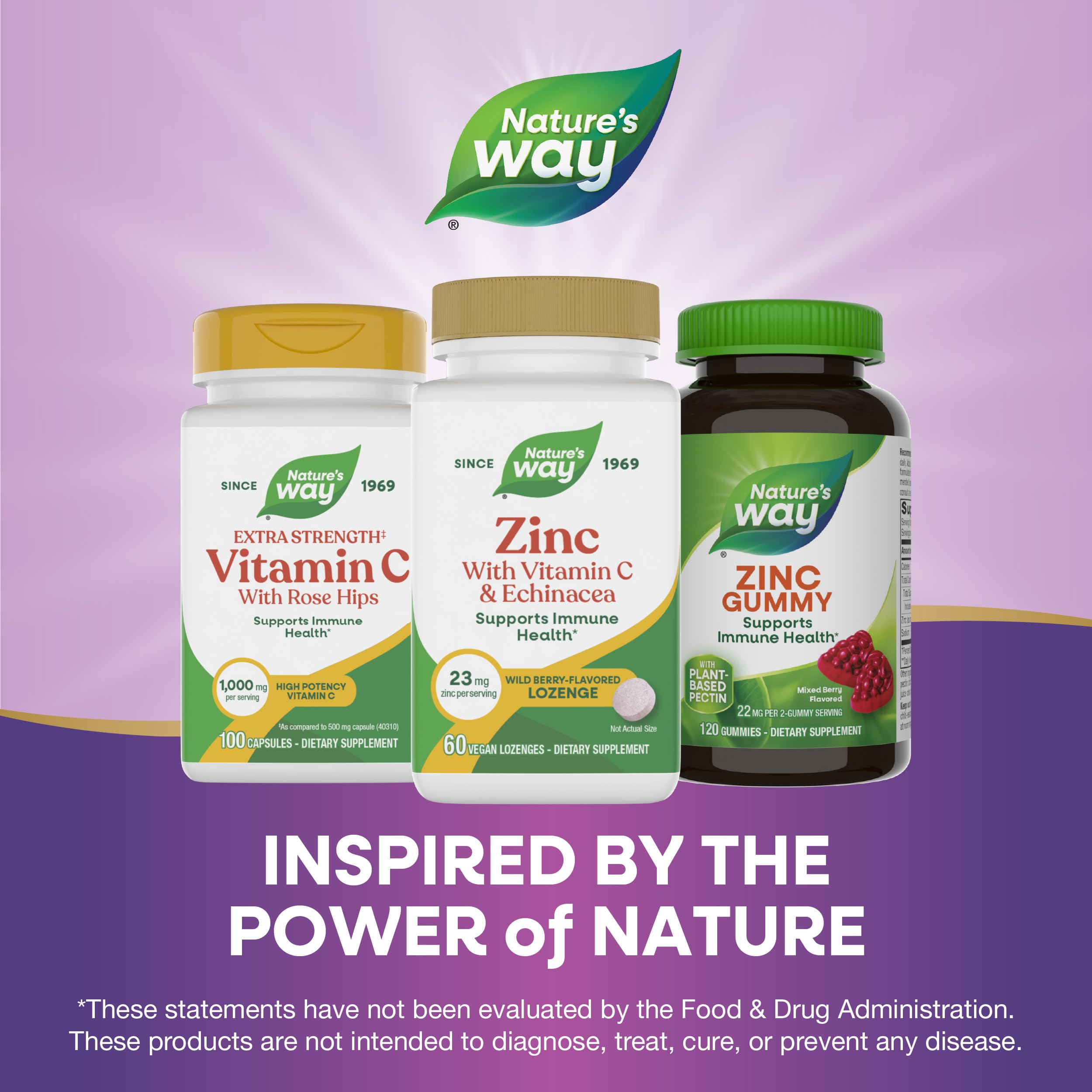 Nature's Way Zinc Lozenges being used in a daily routine for on-the-go support