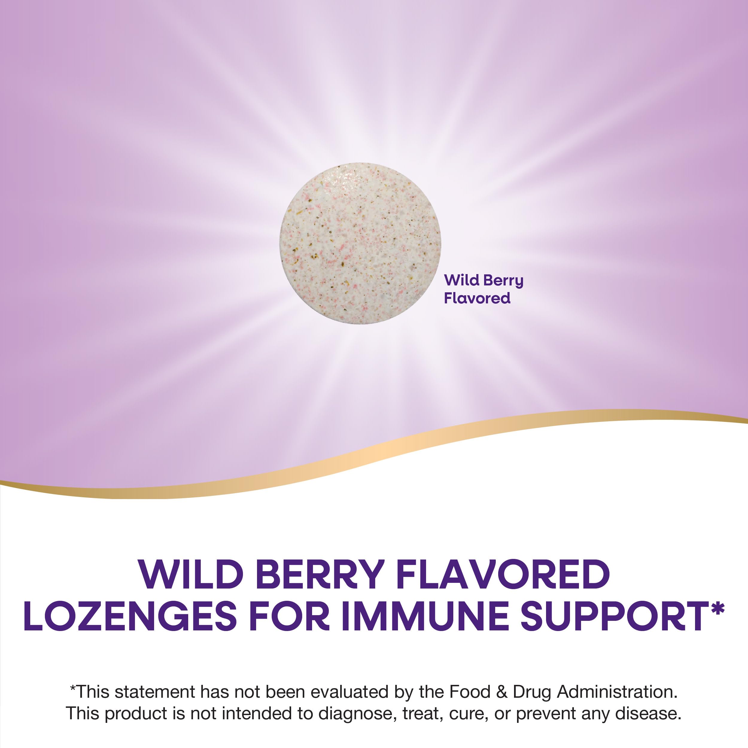 Nature's Way Zinc Lozenges packaging with vegan and gluten-free claim