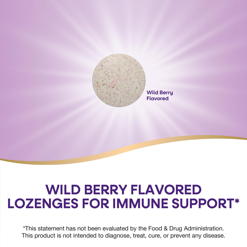 Nature's Way Zinc Lozenges packaging with vegan and gluten-free claim