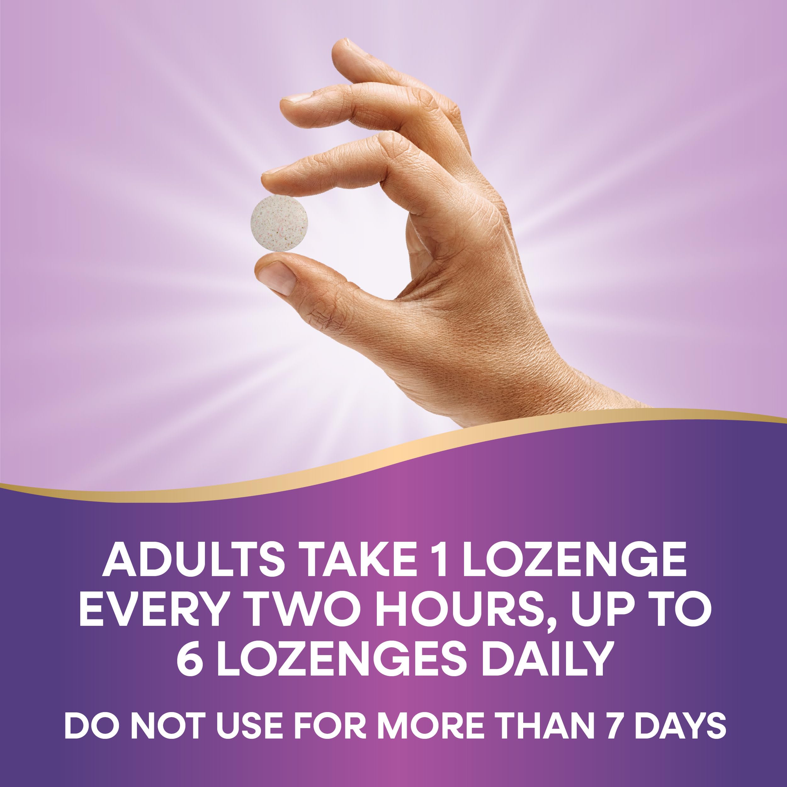 Nature's Way Zinc Lozenges wild berry flavor close-up for a tasty option