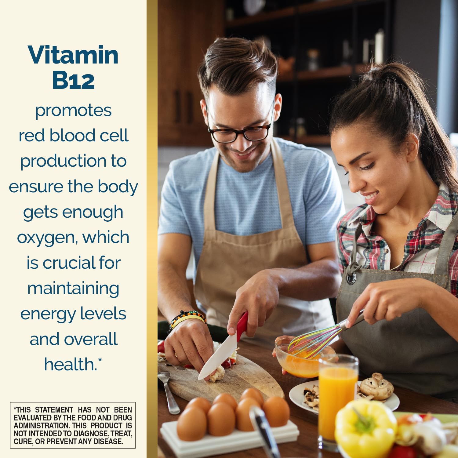 Nature's Wonder B12 tablets close-up with small pills for daily vitality
