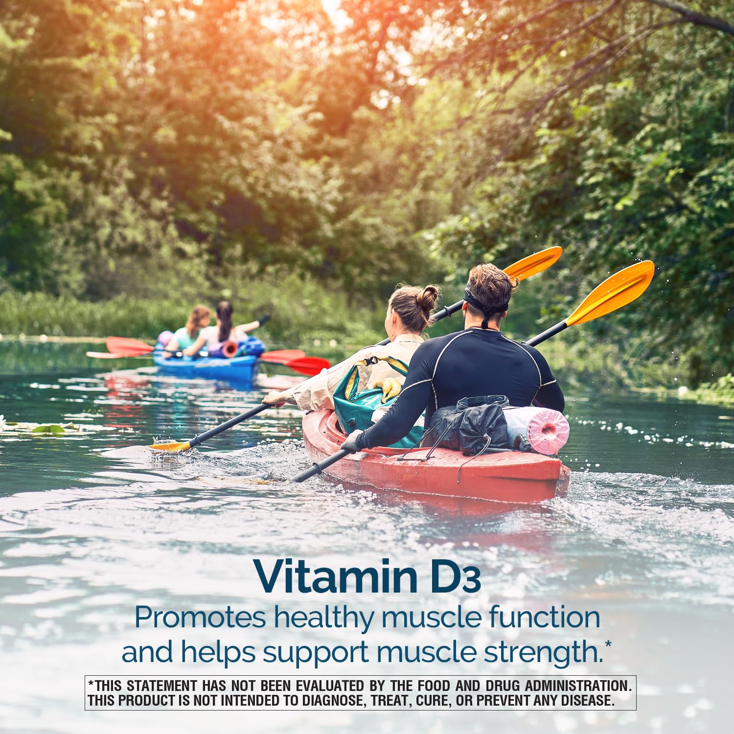 Nature's Wonder D3 packaging highlighting allergen-free and clean ingredients