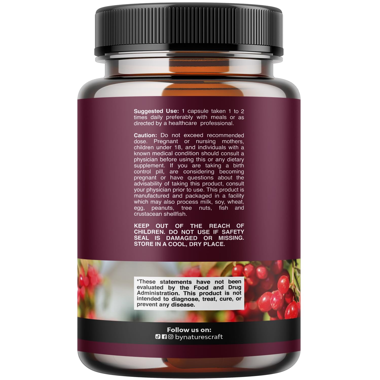 Nature's Craft Kidney Cleanse capsules close-up highlights the herbal blend