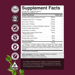Nature's Craft Kidney Cleanse ingredients blend features cranberry and Uva Ursi for urinary support