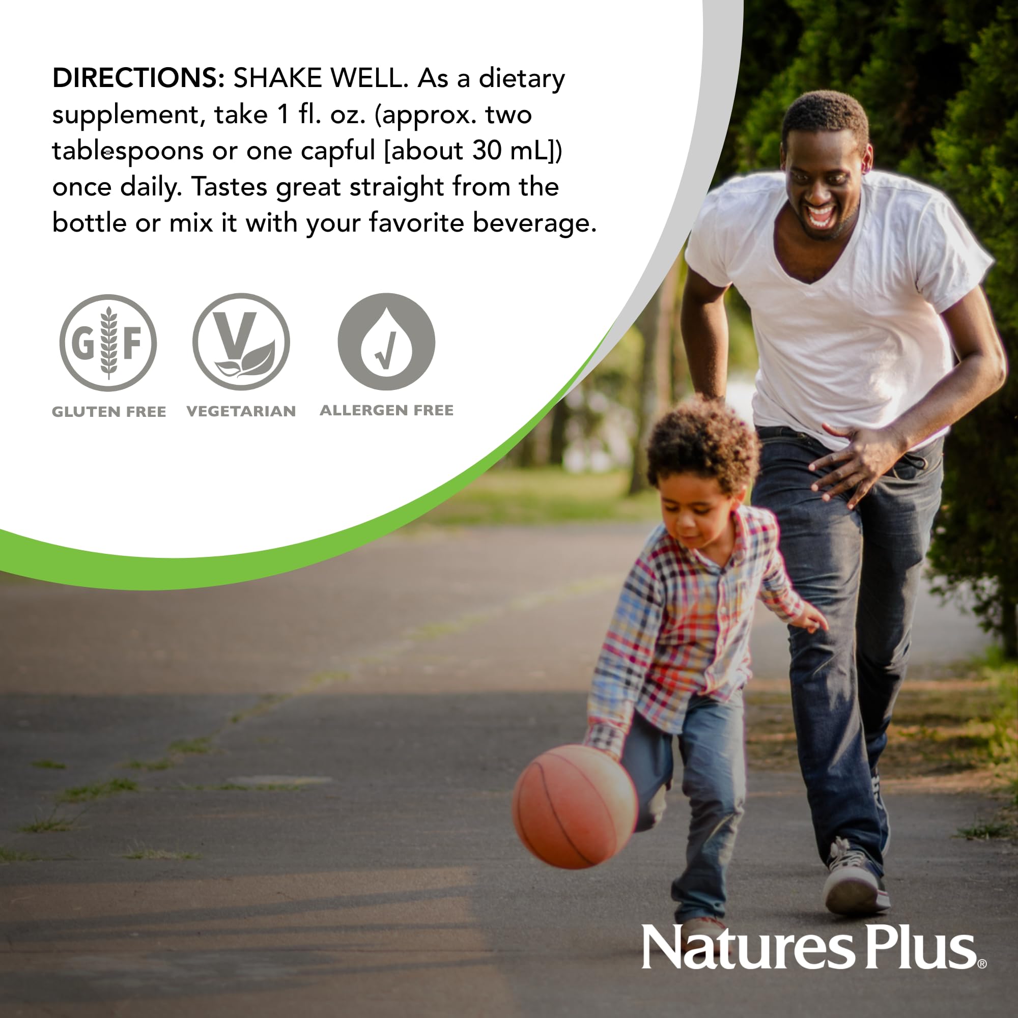 Serving image showing 30 servings per bottle for ongoing wellness routines