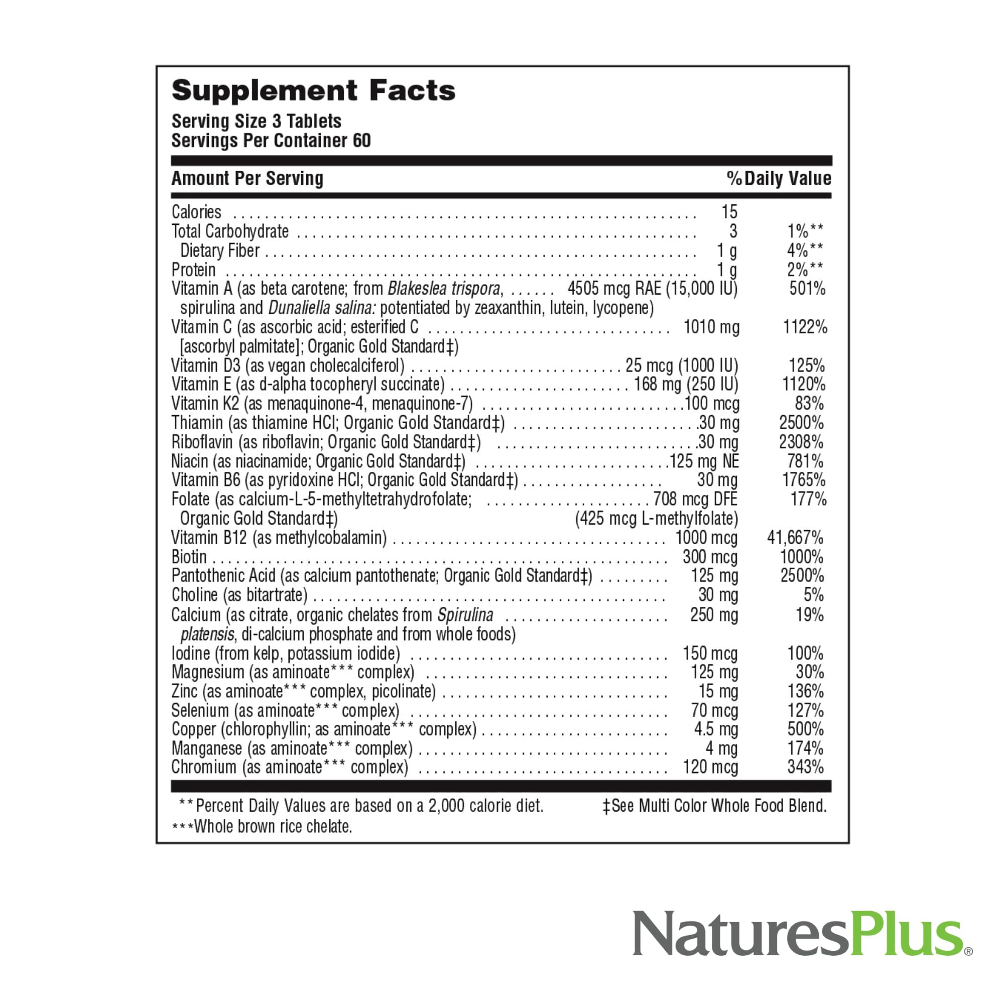 NaturesPlus Source of Life Gold packaging scene for daily supplement routine.