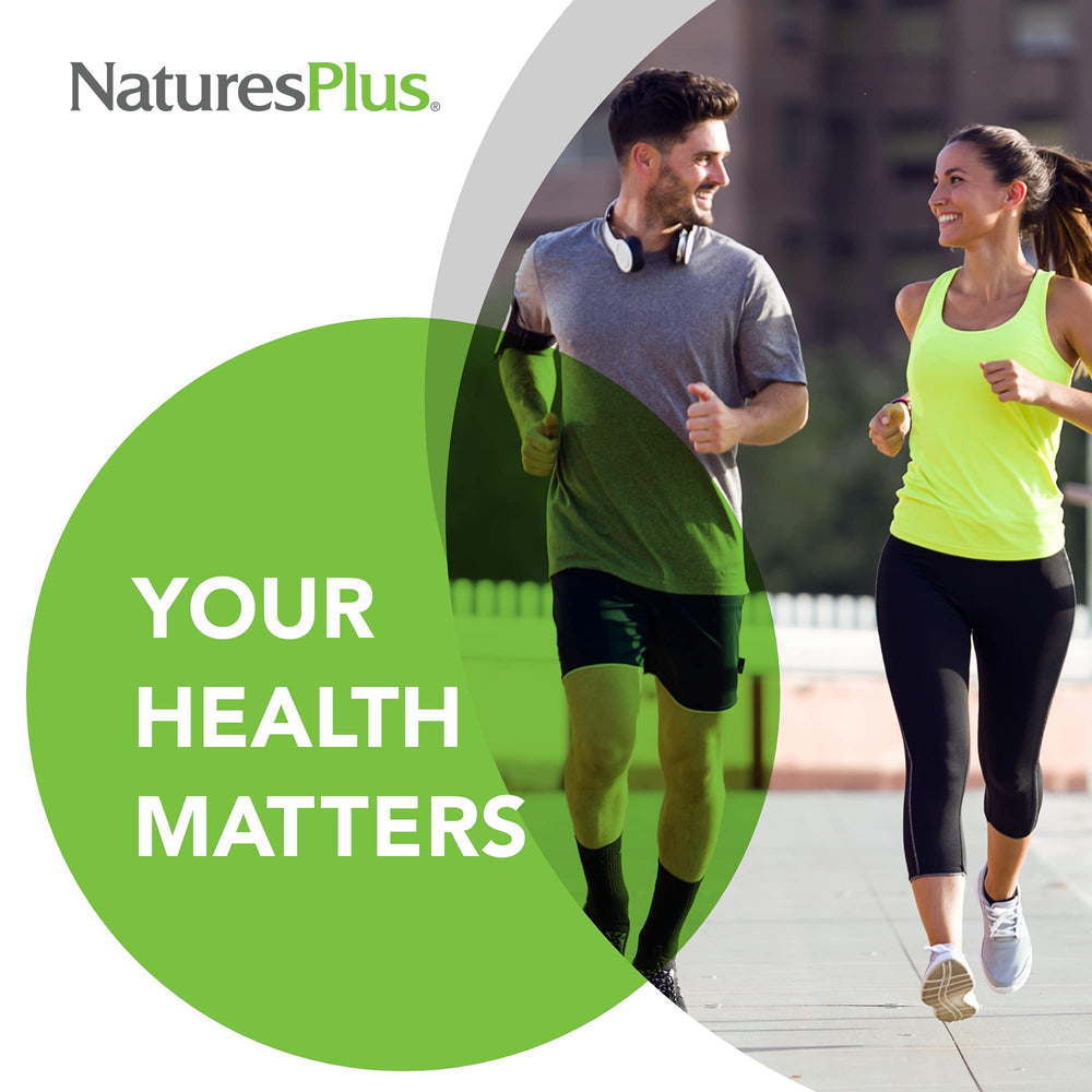 NaturesPlus Zinc 10 mg serving count shown for 90 servings in bottle.