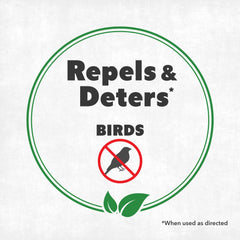 NatureStop Bird Repellent Spray guards garden plants and decorative areas from bird damage.