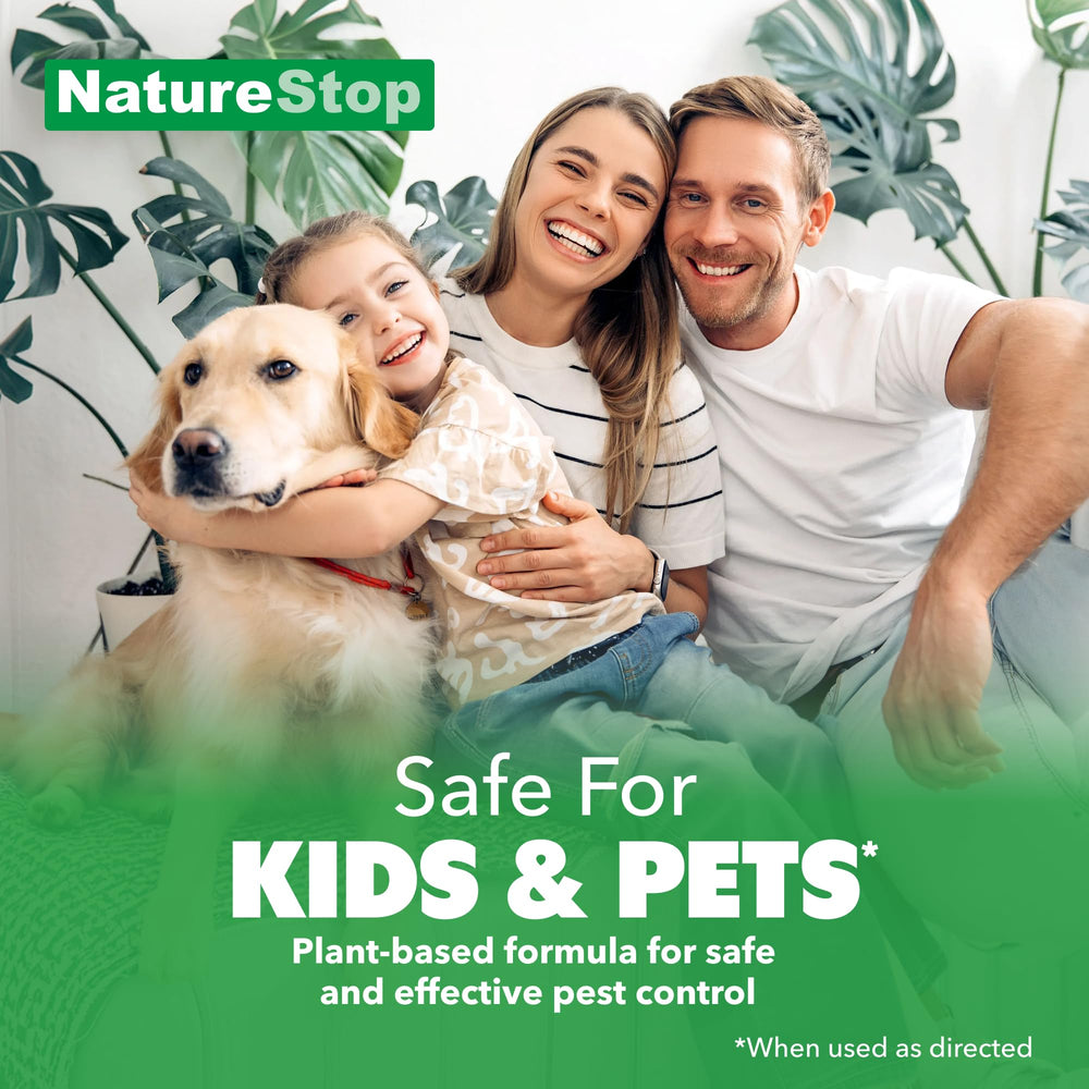 NatureStop Fungus Gnat Killer Spray for indoor plants provides safe, pet-friendly pest care.