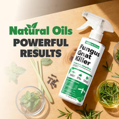 NatureStop Fungus Gnat Killer Spray on soil helps protect root health without staining.