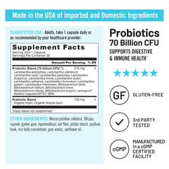 NatureWise organic prebiotics icon signals acacia gum and inulin support.