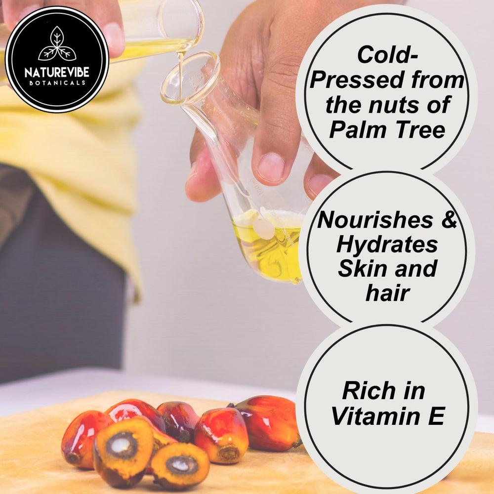 Naturevibe Botanicals Batana Oil cold pressed extraction label detail.