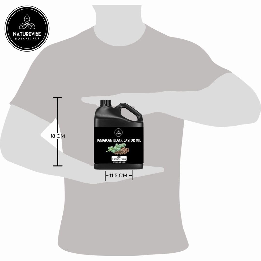 Naturevibe Botanicals Jamaican Black Castor Oil ingredients highlight natural purity