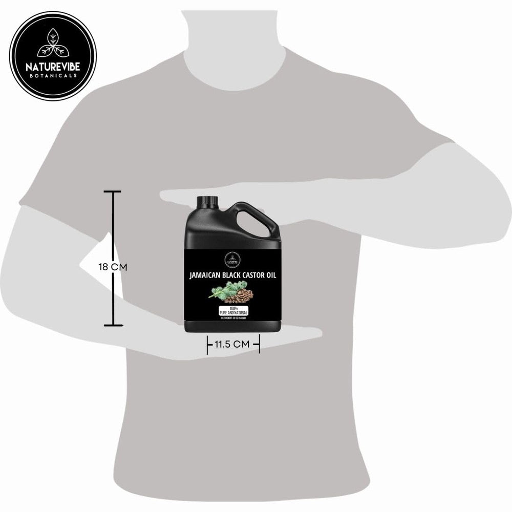 Naturevibe Botanicals Jamaican Black Castor Oil ingredients highlight natural purity