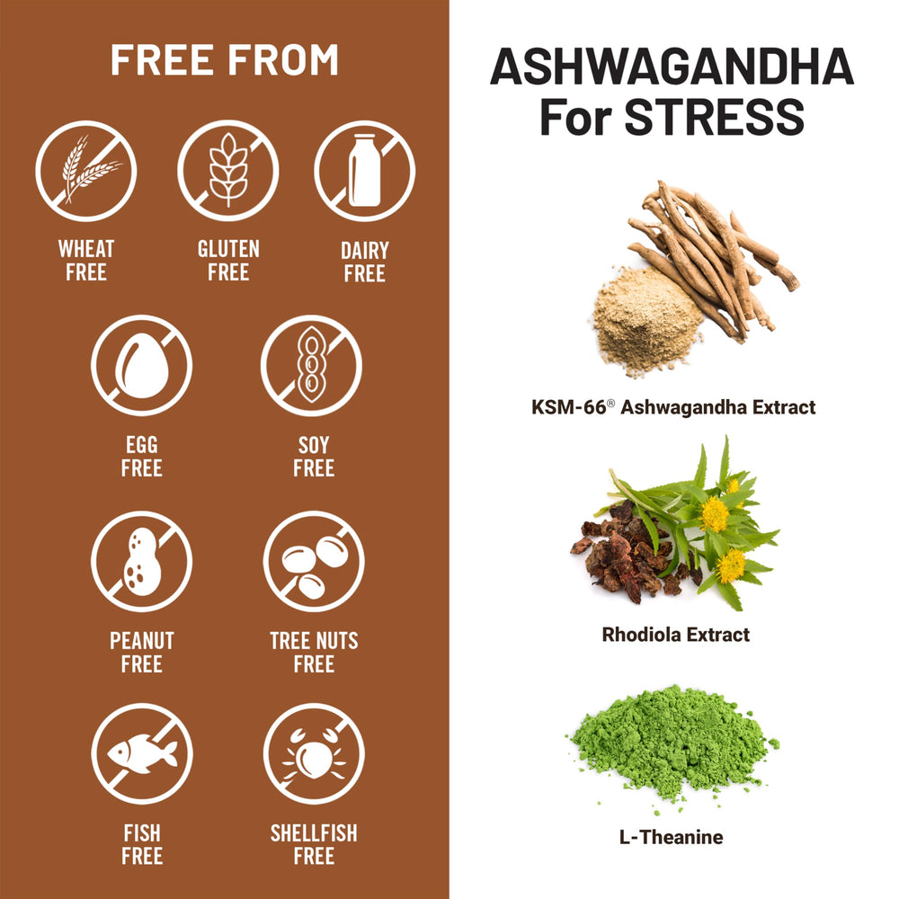 NatureWise Ashwagandha Chinese Skullcap bottle with antioxidant blend.