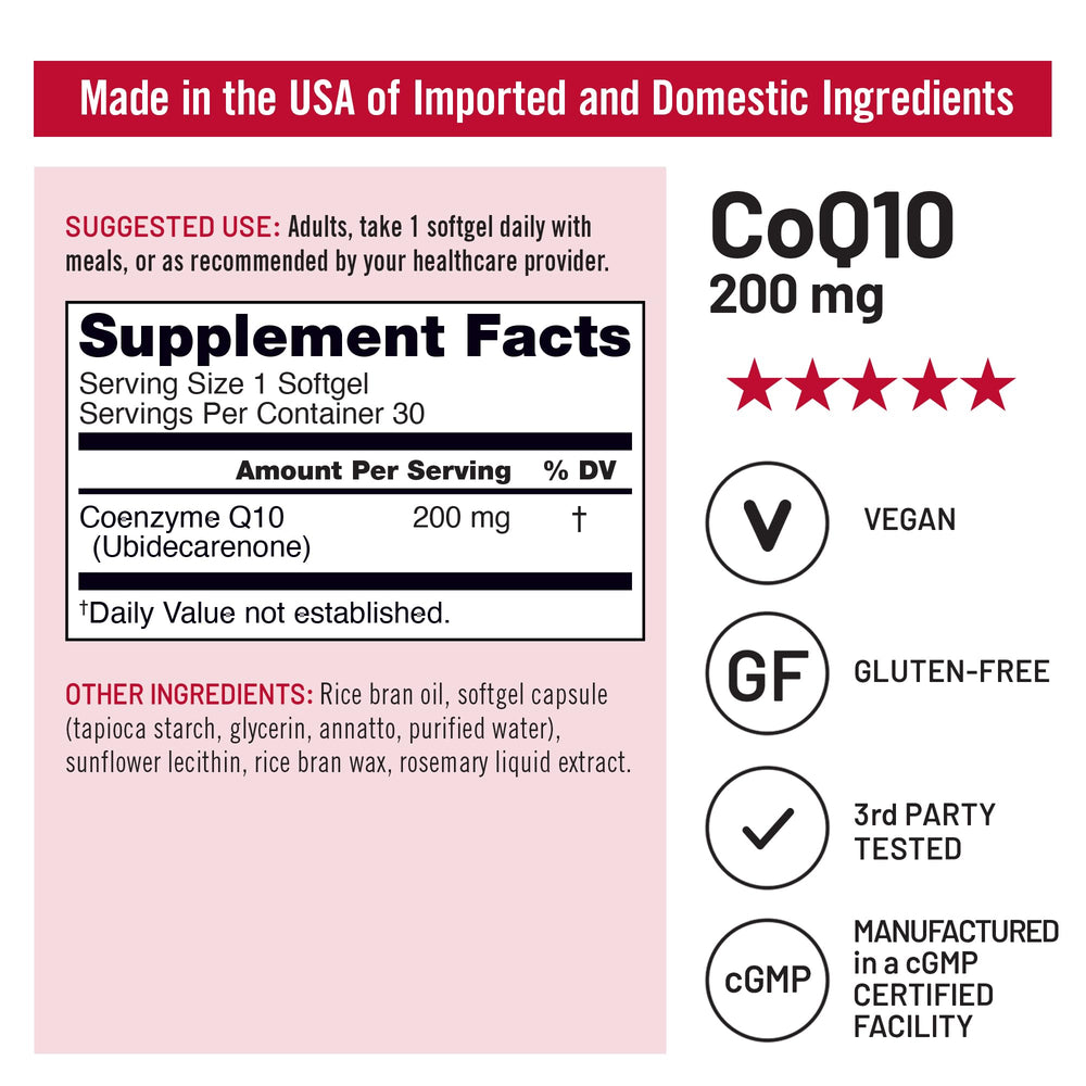NatureWise CoQ10 oxidized ubiquinone form concept in labeling