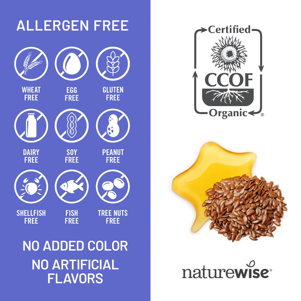 NatureWise halal gelatin seal indicates halal-compliant softgels.
