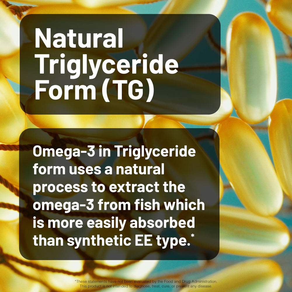 Two lemon-flavored NatureWise softgels shown for daily omega-3 intake