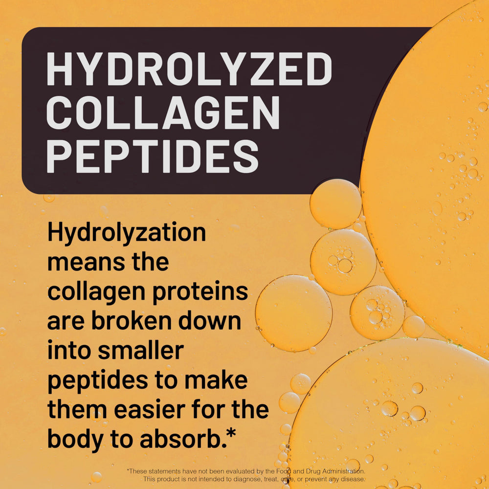 NatureWise Liquid Collagen label close-up emphasizing biotin and vitamins.