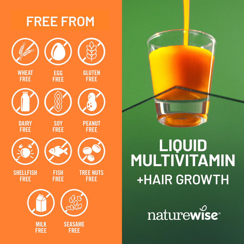 NatureWise Vitamin D and E icons on packaging for antioxidant-friendly nutrients.