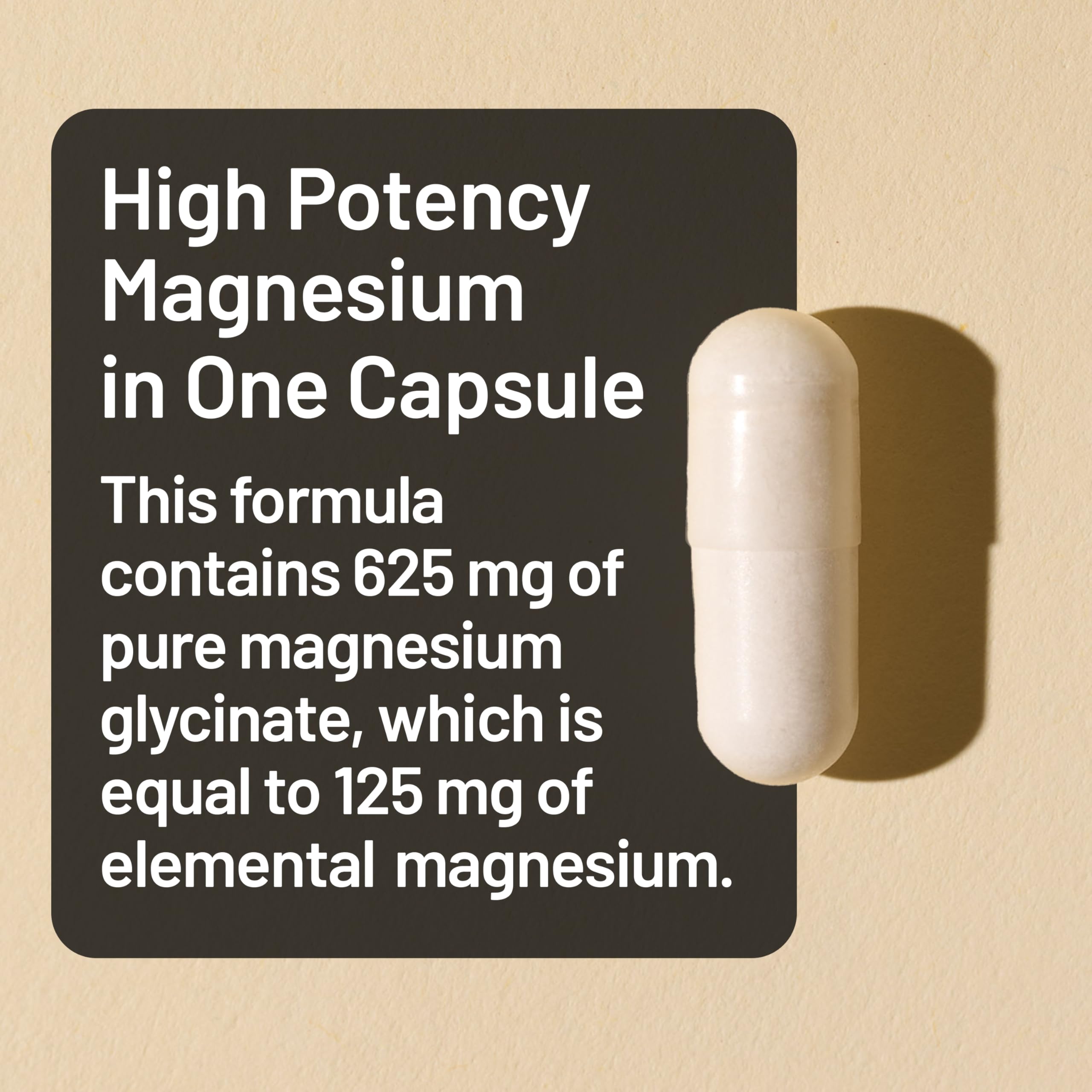 Close-up of NatureWise Magnesium Glycinate capsules highlighting high absorption.
