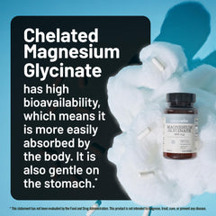 Vegan-friendly icon on NatureWise Magnesium Glycinate packaging.