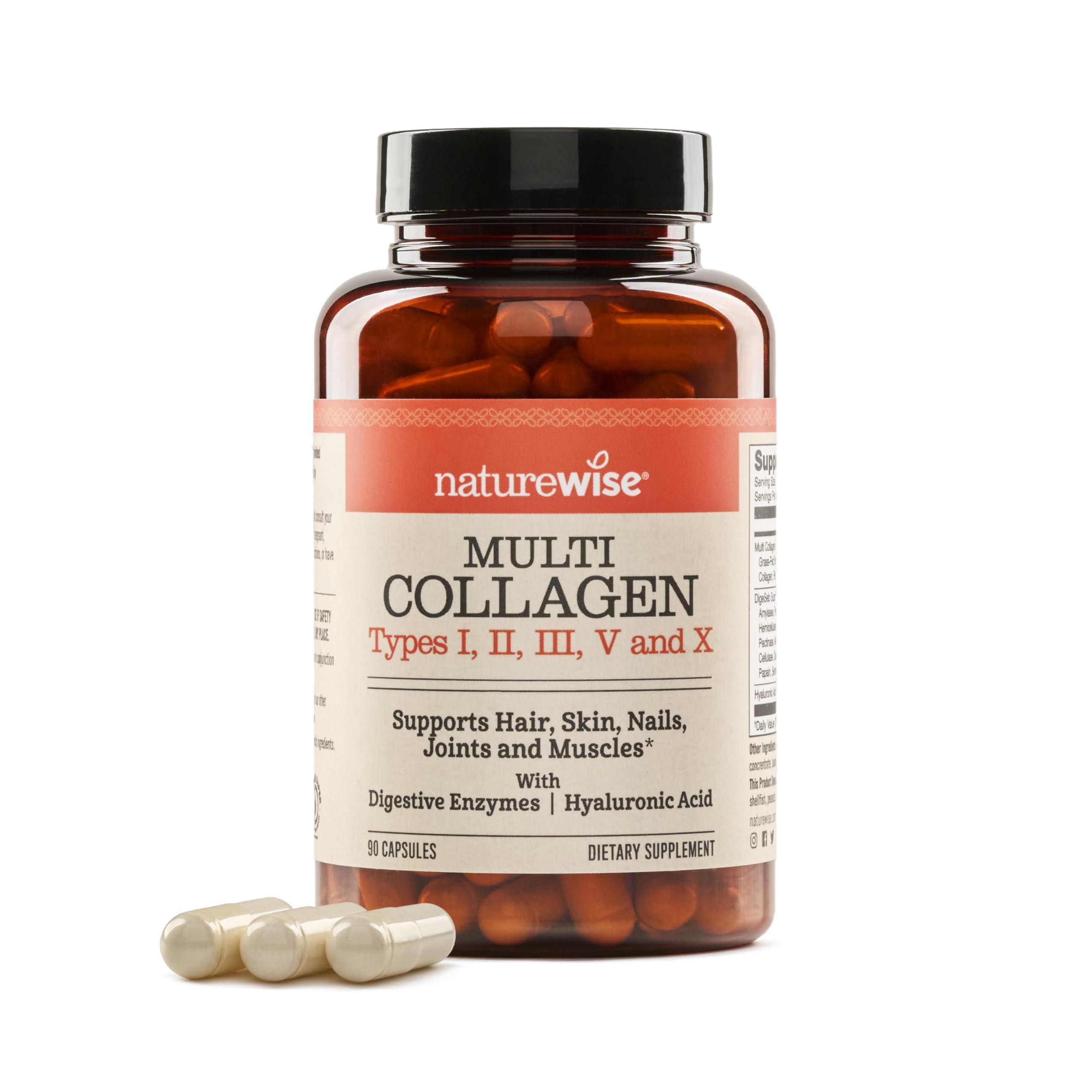 NatureWise Multi Collagen bottle on shelf showing daily wellness use