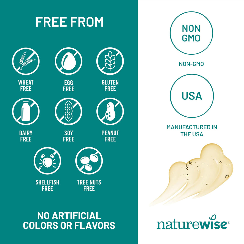 NatureWise Omega-3 simple daily use with meals.