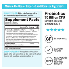 CSP shelf-stable NatureWise bottle protecting probiotics without refrigeration