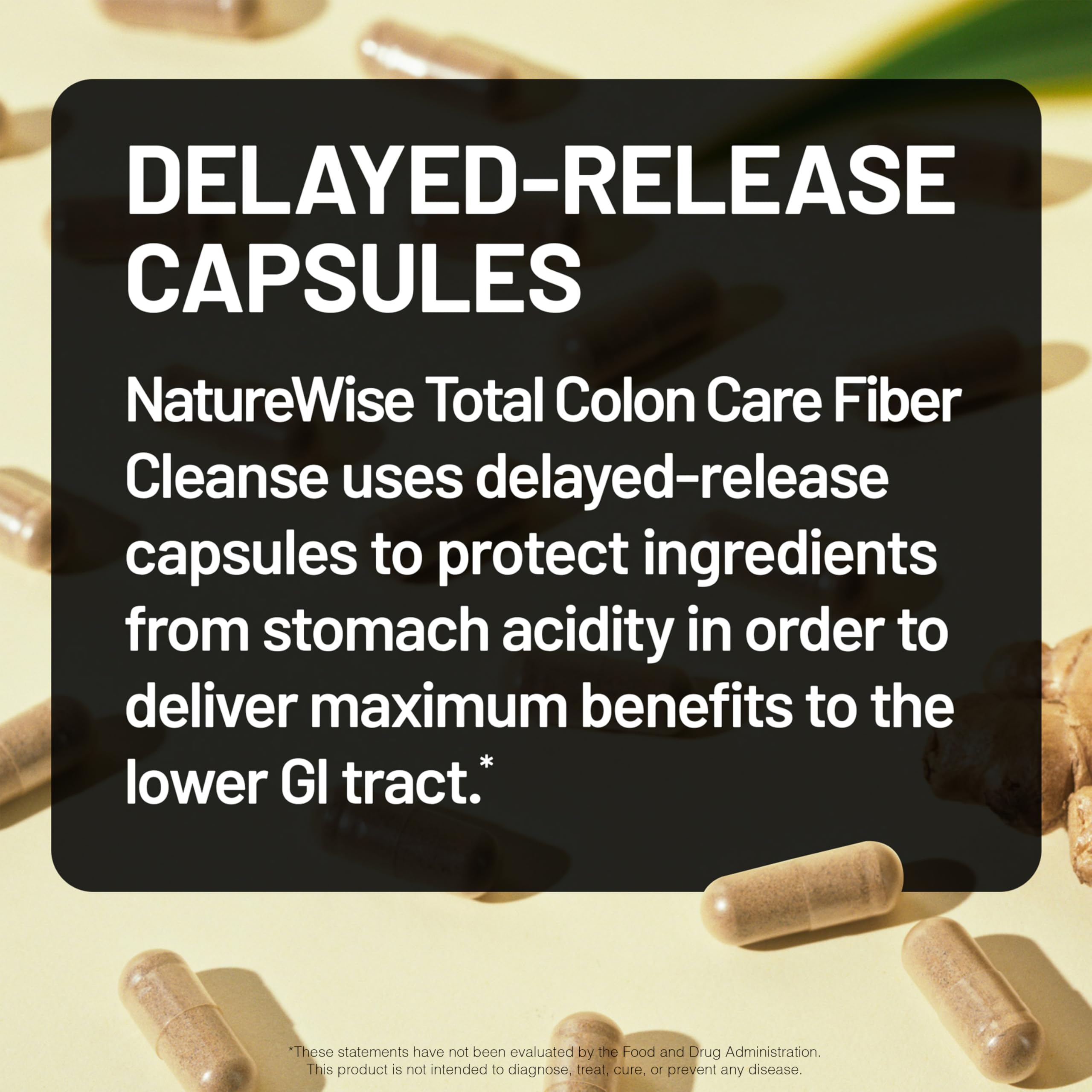 NatureWise Total Colon Care USA manufacturing badge conveying quality.
