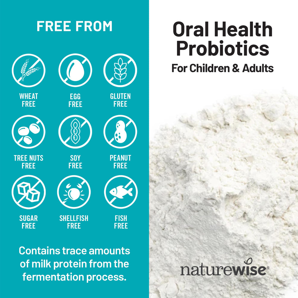 NatureWise USA manufactured bottle of oral probiotics.